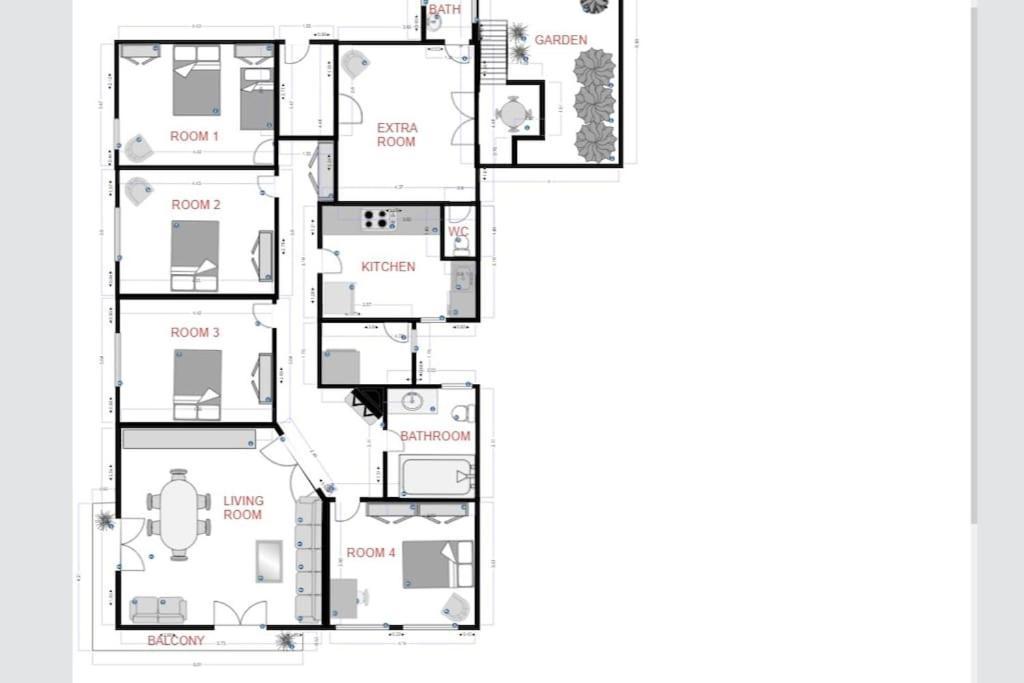 Maison Biscuit. Apartament A La Placa De La Vila 坎普罗东 外观 照片